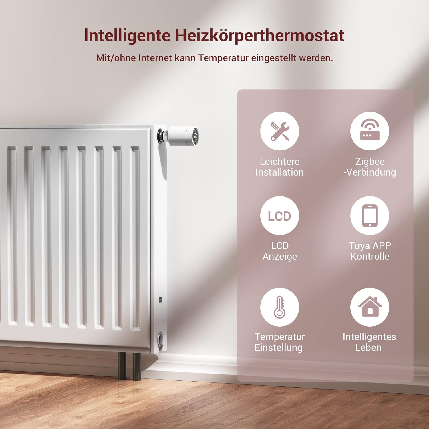 Termostato Radiador Zigbee PUTO Termostato Radiador Zigbee PUTO